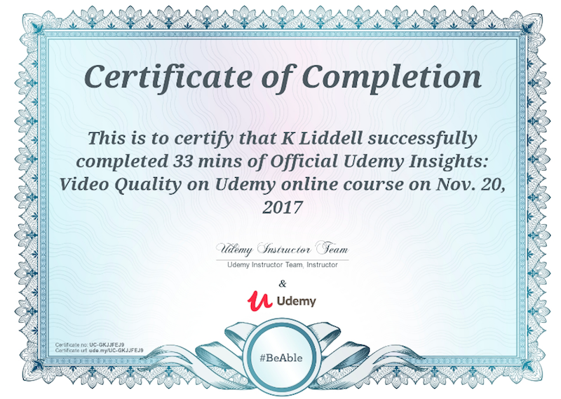 free course on udemy